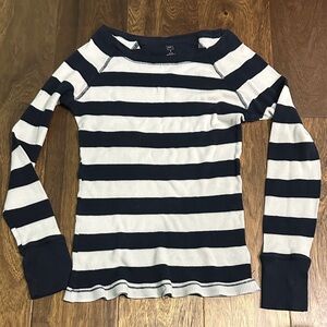 Women’s Gap Navy/White Top Size Small